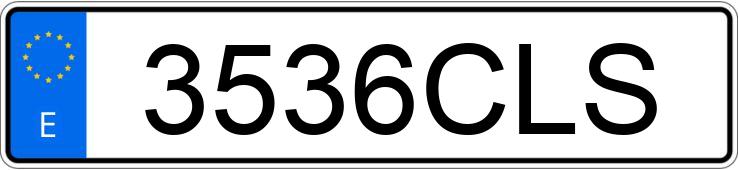 Numer rejestracyjny 3536CLS posiada NISSAN CABSTAR E