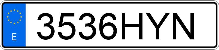 Numer rejestracyjny 3536HYN posiada YAMAHA MIDNIGHT STAR Numer rejestracyjny 3536HYN posiada YAMAHA MIDNIGHT STAR