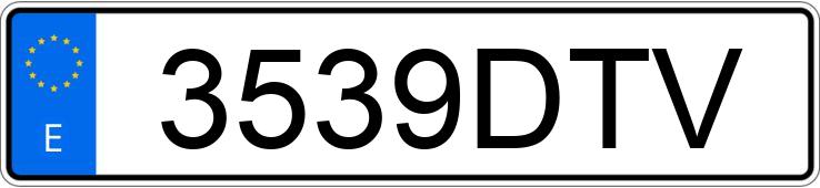 Numer rejestracyjny 3539DTV posiada FORD FOCUS