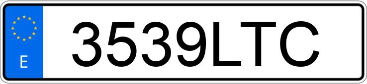 Numer rejestracyjny 3539LTC posiada AUDI Q2
