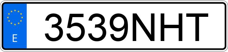 Numer rejestracyjny 3539NHT posiada EBRO S800 Numer rejestracyjny 3539NHT posiada EBRO S800