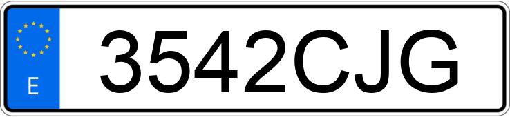 Numer rejestracyjny 3542CJG posiada SEAT LEON