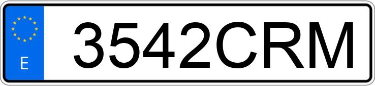 Numer rejestracyjny 3542CRM posiada AUDI A3 Numer rejestracyjny 3542CRM posiada AUDI A3