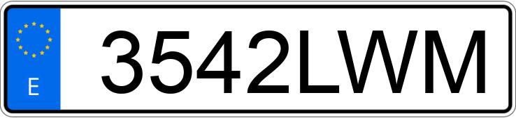 Numer rejestracyjny 3542LWM posiada OPEL GRANDLAND