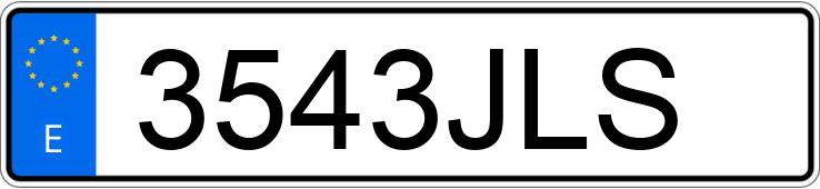 Pirat drogowy w pojeździe o numerach rejestracyjnych 3543JLS