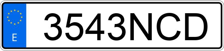 Numer rejestracyjny 3543NCD posiada AUDI A3 ALLSTREET