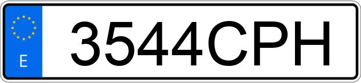 Numer rejestracyjny 3544CPH posiada AUDI A4
