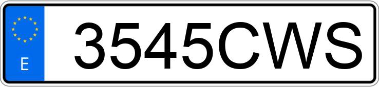 Numer rejestracyjny 3545CWS posiada ALFA ROMEO 147