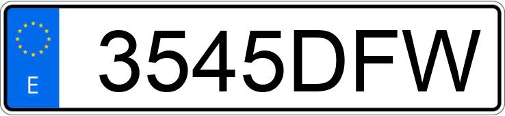 Numer rejestracyjny 3545DFW posiada SAAB 9-3 Numer rejestracyjny 3545DFW posiada SAAB 9-3