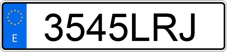 Die Registrierungsnummer 3545LRJ hat KIA CEED