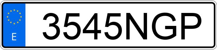 Numer rejestracyjny 3545NGP posiada VOLKSWAGEN GOLF Numer rejestracyjny 3545NGP posiada VOLKSWAGEN GOLF