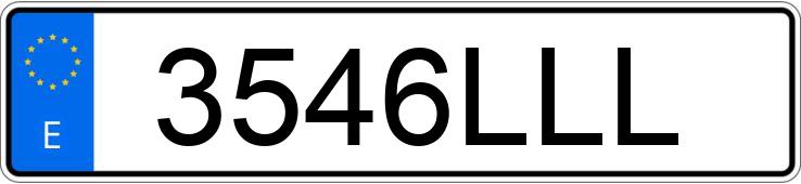Numer rejestracyjny 3546LLL posiada VOLVO XC90