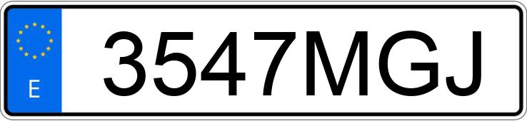 Numer rejestracyjny 3547MGJ posiada LEXUS UX 250 H