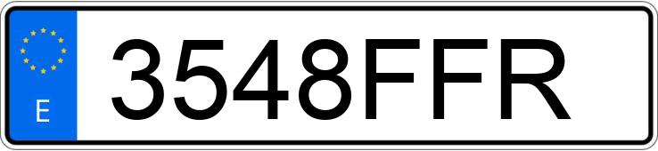 Numer rejestracyjny 3548FFR posiada PEUGEOT 407