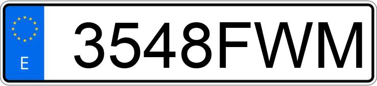 Numer rejestracyjny 3548FWM posiada JONWAY ADVENTURE 125