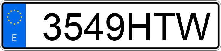 Numer rejestracyjny 3549HTW posiada PEUGEOT 208