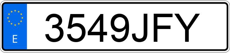 Numer rejestracyjny 3549JFY posiada VOLKSWAGEN CROSSGOLF Numer rejestracyjny 3549JFY posiada VOLKSWAGEN CROSSGOLF