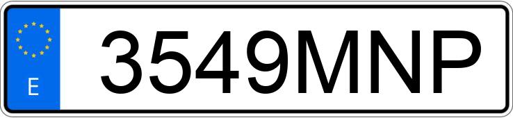 Numer rejestracyjny 3549MNP posiada CUPRA FORMENTOR