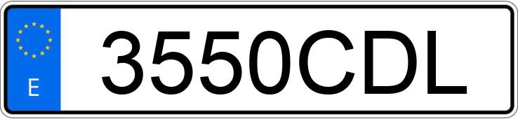Numer rejestracyjny 3550CDL posiada RENAULT CLIO