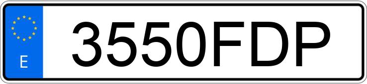 Numer rejestracyjny 3550FDP posiada NISSAN PATROL GR