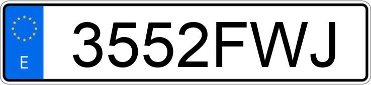 Numer rejestracyjny 3552FWJ posiada SCANIA SERIE L Numer rejestracyjny 3552FWJ posiada SCANIA SERIE L