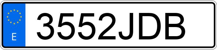 Numer rejestracyjny 3552JDB posiada MERCEDES CLA (117) 220 CDI 177 7G-DCT