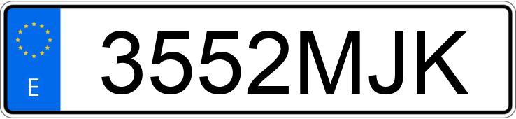 Numer rejestracyjny 3552MJK posiada TOYOTA AYGO Numer rejestracyjny 3552MJK posiada TOYOTA AYGO