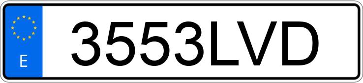 Numer rejestracyjny 3553LVD posiada PEUGEOT 2008