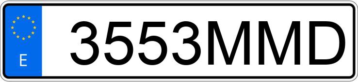 Numer rejestracyjny 3553MMD posiada RENAULT CAPTUR