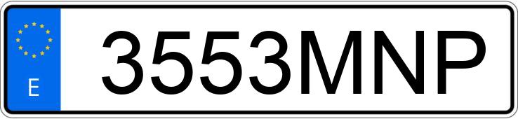 Numer rejestracyjny 3553MNP posiada MERCEDES CLA (118)