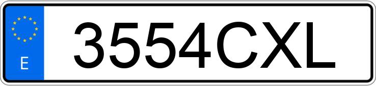 Numer rejestracyjny 3554CXL posiada BMW X3 Numer rejestracyjny 3554CXL posiada BMW X3