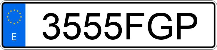 Numer rejestracyjny 3555FGP posiada FORD MONDEO