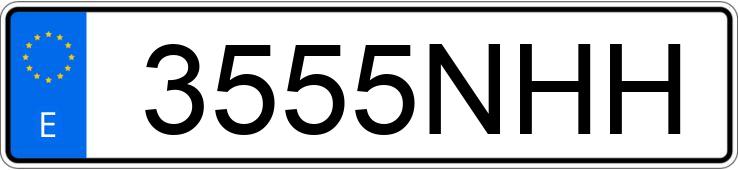 Numer rejestracyjny 3555NHH posiada AUDI Q5