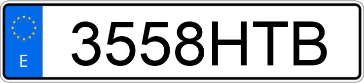 Numer rejestracyjny 3558HTB posiada KTM 390 DUKE