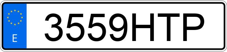 Il numero di registrazione 3559HTP ha CHEVROLET-GM CRUZE