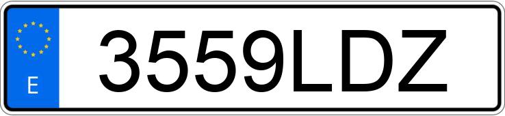 Numer rejestracyjny 3559LDZ posiada NISSAN QASHQAI