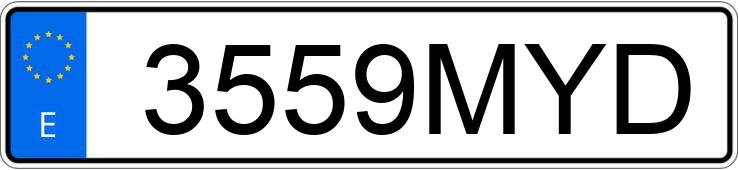 Numer rejestracyjny 3559MYD posiada VOLVO EX90