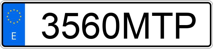 Numer rejestracyjny 3560MTP posiada MERCEDES CLE (236)