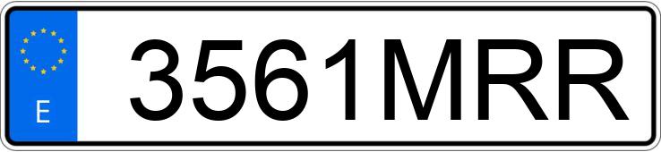 Numer rejestracyjny 3561MRR posiada PORSCHE TAYCAN Numer rejestracyjny 3561MRR posiada PORSCHE TAYCAN