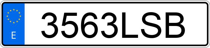 Numer rejestracyjny 3563LSB posiada RENAULT CLIO