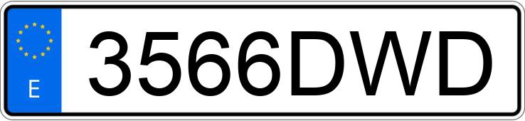 Numer rejestracyjny 3566DWD posiada MERCEDES M (163-164)