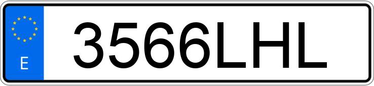 Numer rejestracyjny 3566LHL posiada SKODA OCTAVIA