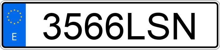 Registreringsnummer3566LSN har IVECO DAILY