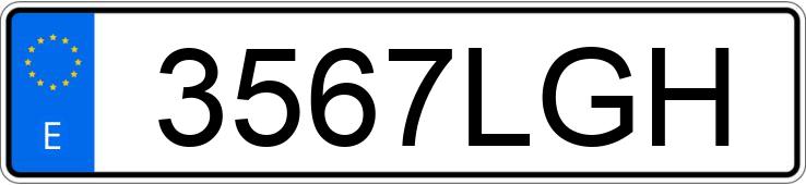 Numer rejestracyjny 3567LGH posiada FORD PUMA