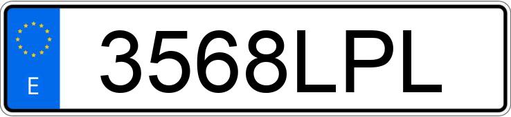 Numer rejestracyjny 3568LPL posiada BMW SERIE 3