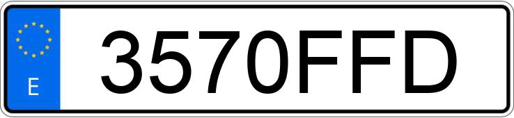 Numer rejestracyjny 3570FFD posiada PEUGEOT 307 Numer rejestracyjny 3570FFD posiada PEUGEOT 307