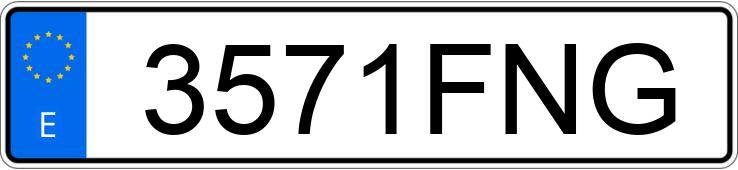 Numer rejestracyjny 3571FNG posiada RENAULT TRAFIC