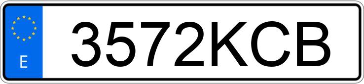 Numer rejestracyjny 3572KCB posiada MAZDA CX-3