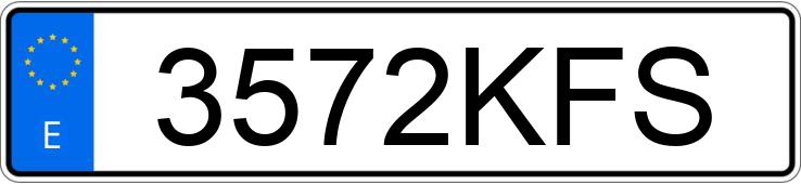 Numer rejestracyjny 3572KFS posiada TOYOTA LAND CRUISER Numer rejestracyjny 3572KFS posiada TOYOTA LAND CRUISER