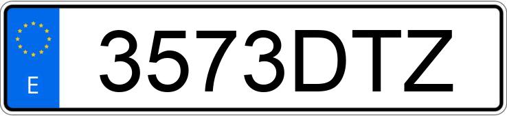 Numer rejestracyjny 3573DTZ posiada FORD FOCUS C-MAX